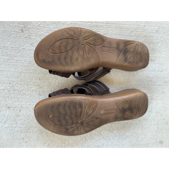 Baretraps Janice Brown Casual Strappy Toe Loop Sandals Women’s 8.5W Wide Comfort - Picture 5 of 6